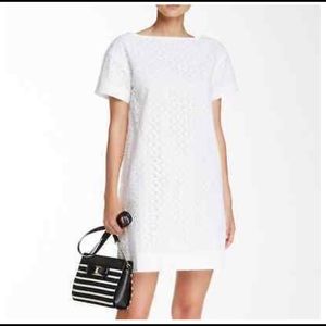 Kate Spade White Eyelet Dress SZ 2